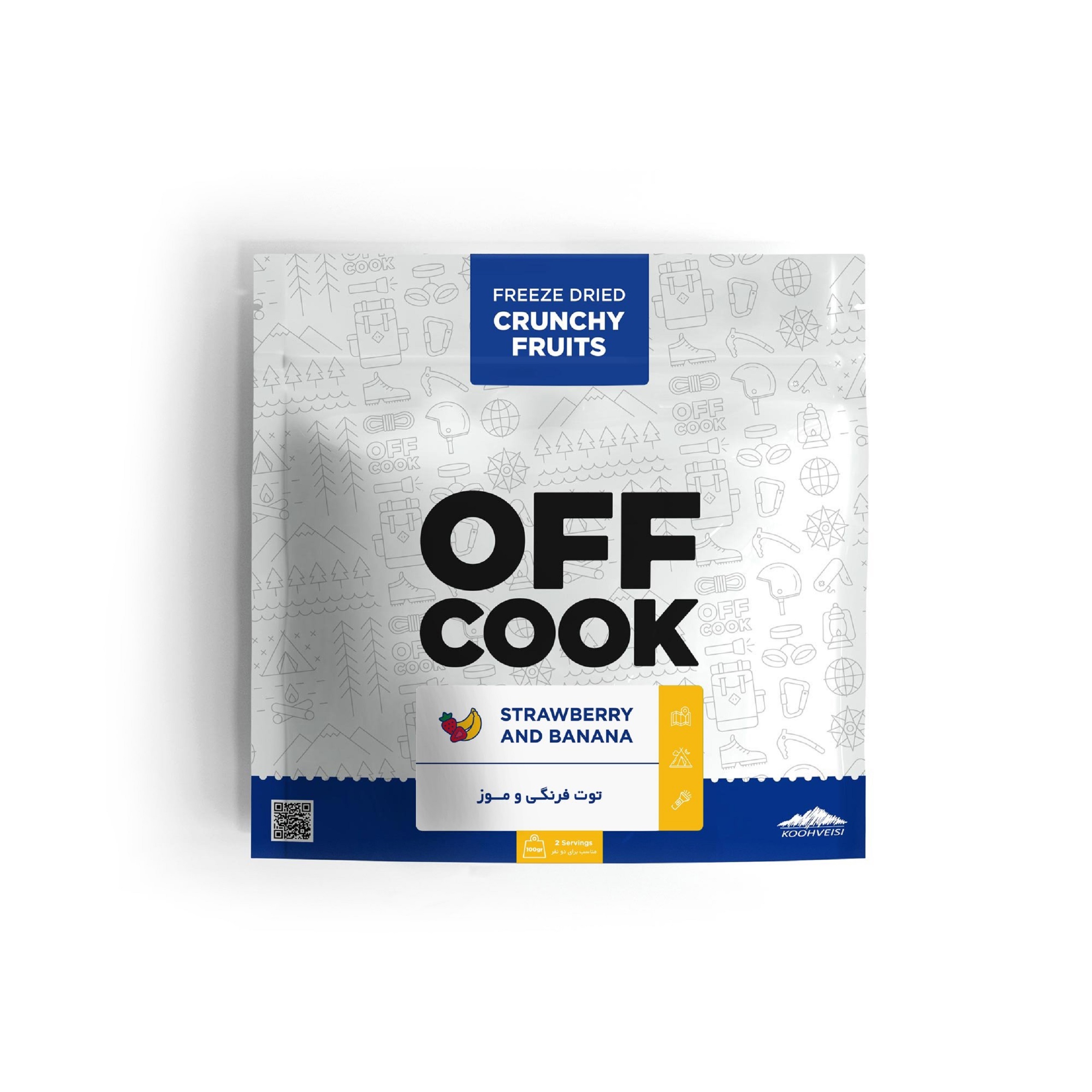 strawberry-bananae آف کوک توت فرنگی و موز خشک انجمادی - Image 1