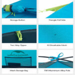 چادر دو نفره نیچرهایک مدل NH18Z022-P - Image 2