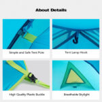 چادر دو نفره نیچرهایک مدل NH18Z022-P - Image 3