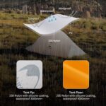 چادر دو نفره فوق سبک نیچرهایک  Cloud Wing مدل NH19ZP017 - Image 3