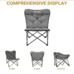 صندلی تاشو پروانه‌ای طبیعت‌گردی KingCamp مدل KC2224 - Image 3