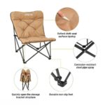 صندلی تاشو پروانه‌ای طبیعت‌گردی KingCamp مدل KC2224 - Image 5