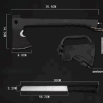 تبر تاکتیکال چندکاره مدل Tomahawk مناسب کمپینگ و بقا - Image 3