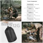 ظرف ناهار مربع ۲ لایه تیتانیومی نیچرهایک - Image 3