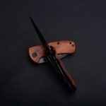 چاقوی طرح بوکر دسته چوبی