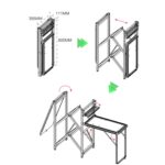 میز آشپزی BRS مدل BRS-Z12 - Image 2