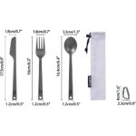 ست قاشق چنگال چاقو تيتانيوم نيچرهايک NH19T011-D - Image 2