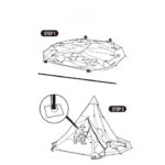 چادر هرمی 4 تا 8 نفره Series 12.3 نیچرهایک مدل NH20ZP005 - Image 2